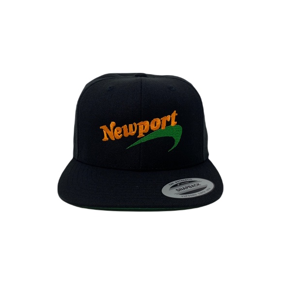 Unbranded Accessories - Newport Orange Green Black Snapback Hat Cap
